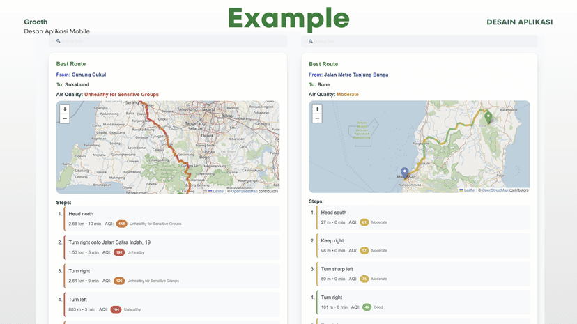 GROOTH - SMART AIR QUALITY ROUTE PLANNER