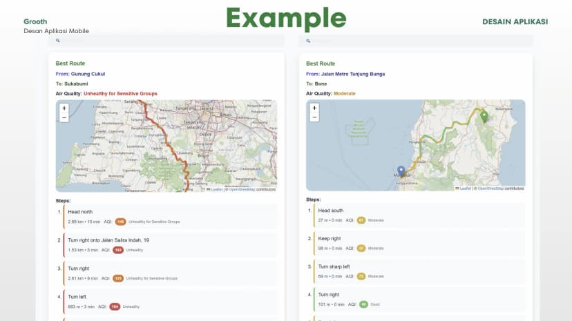 GROOTH - SMART AIR QUALITY ROUTE PLANNER